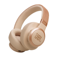 JBL Live 770NC - Sand - Wireless Over-Ear Headphones with True Adaptive Noise Cancelling - Hero